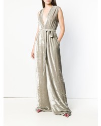 Серый комбинезон от Bottega Veneta