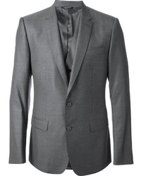 Серый костюм-тройка от Dolce & Gabbana