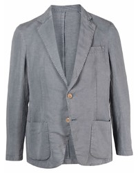 Мужской серый льняной пиджак от Altea