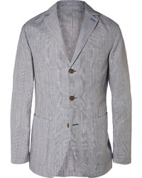 Мужской серый льняной пиджак от Façonnable