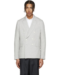 Мужской серый льняной пиджак от Paul Smith