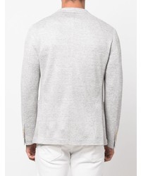 Мужской серый льняной пиджак от Eleventy