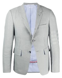 Мужской серый льняной пиджак от Thom Browne