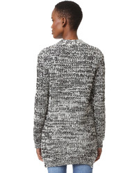 Женский серый массивный кардиган от No.21