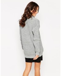 Женский серый массивный кардиган от Daisy Street