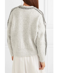 Женский серый массивный свитер с круглым вырезом от IRO