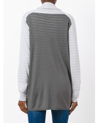 Женский серый открытый жакет от Le Tricot Perugia