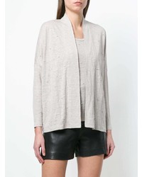 Женский серый открытый кардиган от Max & Moi
