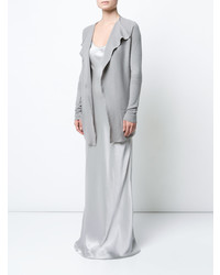 Женский серый открытый кардиган от Rick Owens