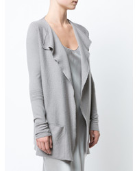 Женский серый открытый кардиган от Rick Owens