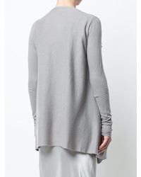 Женский серый открытый кардиган от Rick Owens