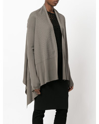 Женский серый открытый кардиган от Rick Owens