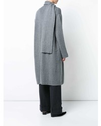 Женский серый открытый кардиган от Le Kasha