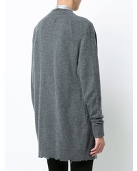 Женский серый открытый кардиган от RtA