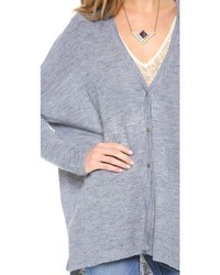 Женский серый открытый кардиган от Free People
