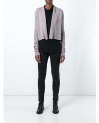 Женский серый открытый кардиган от Rick Owens