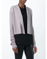 Женский серый открытый кардиган от Rick Owens