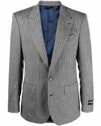 Мужской серый пиджак в вертикальную полоску от Dolce & Gabbana