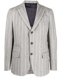 Мужской серый пиджак в вертикальную полоску от Eleventy