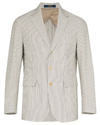 Мужской серый пиджак в вертикальную полоску от Polo Ralph Lauren