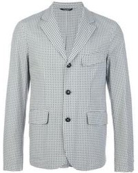 Мужской серый пиджак в горошек от Dolce & Gabbana