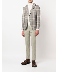 Мужской серый пиджак в клетку от Circolo 1901