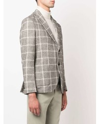 Мужской серый пиджак в клетку от Circolo 1901