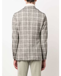 Мужской серый пиджак в клетку от Circolo 1901