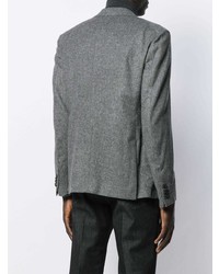 Мужской серый пиджак в клетку от Z Zegna
