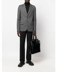Мужской серый пиджак в клетку от Valentino