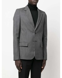 Мужской серый пиджак в клетку от Valentino
