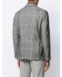 Мужской серый пиджак в клетку от Eleventy