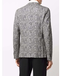 Мужской серый пиджак в клетку от Manuel Ritz