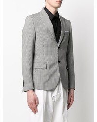 Мужской серый пиджак в клетку от Daniele Alessandrini