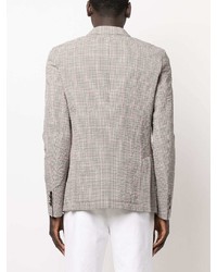 Мужской серый пиджак в клетку от Daniele Alessandrini