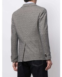 Мужской серый пиджак в клетку от Man On The Boon.