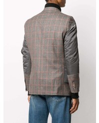 Мужской серый пиджак в клетку от Junya Watanabe MAN