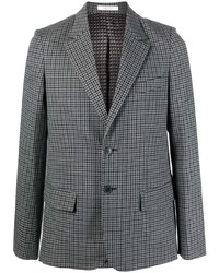 Мужской серый пиджак в клетку от Valentino