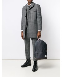 Мужской серый пиджак в шотландскую клетку от Thom Browne