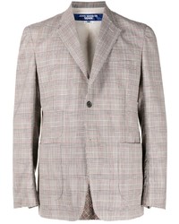 Мужской серый пиджак в шотландскую клетку от Junya Watanabe MAN