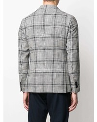 Мужской серый пиджак в шотландскую клетку от Tagliatore
