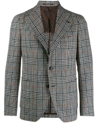 Мужской серый пиджак в шотландскую клетку от Tagliatore