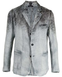 Мужской серый пиджак с принтом от Avant Toi