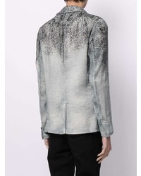 Мужской серый пиджак с принтом от Avant Toi