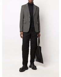 Мужской серый пиджак с узором "в ёлочку" от Comme Des Garcons SHIRT