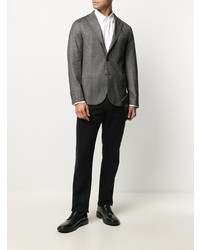 Мужской серый пиджак с узором "в ёлочку" от Eleventy
