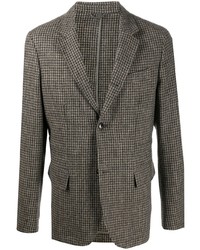 Мужской серый пиджак с узором "гусиные лапки" от Closed