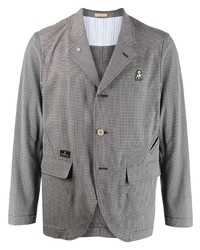Мужской серый пиджак с узором "гусиные лапки" от UNDERCOVE