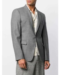 Мужской серый пиджак от Giorgio Armani Pre-Owned