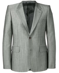 Мужской серый пиджак от Alexander McQueen